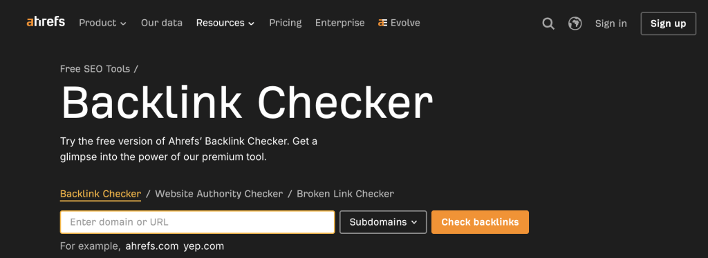 audit backlink profile
